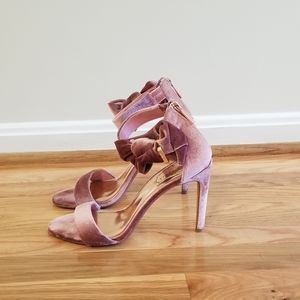 Ted Baker Pink Velvet Heels